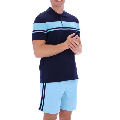 Sergio Tacchini Young Line Polo Shirt Maritime Blue / Baltic Sea