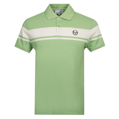Sergio Tacchini Young Line Polo Shirt Quiet Green / Gardenia