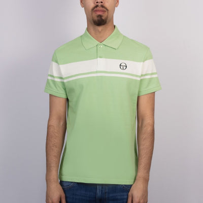 Sergio Tacchini Young Line Polo Shirt Quiet Green / Gardenia