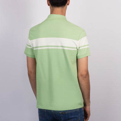 Sergio Tacchini Young Line Polo Shirt Quiet Green / Gardenia