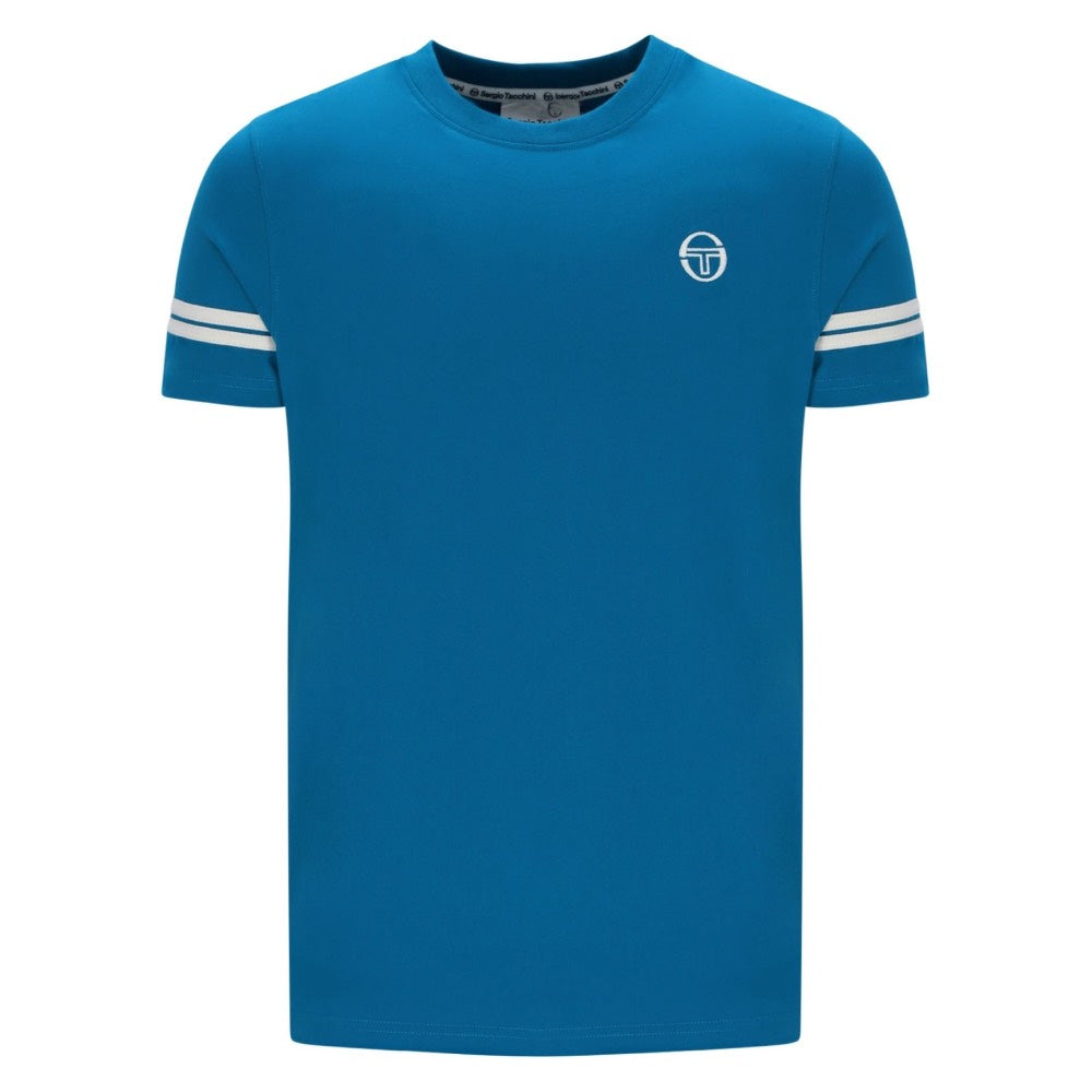 Sergio Tacchini Grello T-Shirt Mykonos Blue and Gardenia