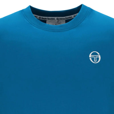 Sergio Tacchini Grello T-Shirt Mykonos Blue and Gardenia