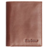 Barbour Colwell Billfold Small Leather Wallet Brown