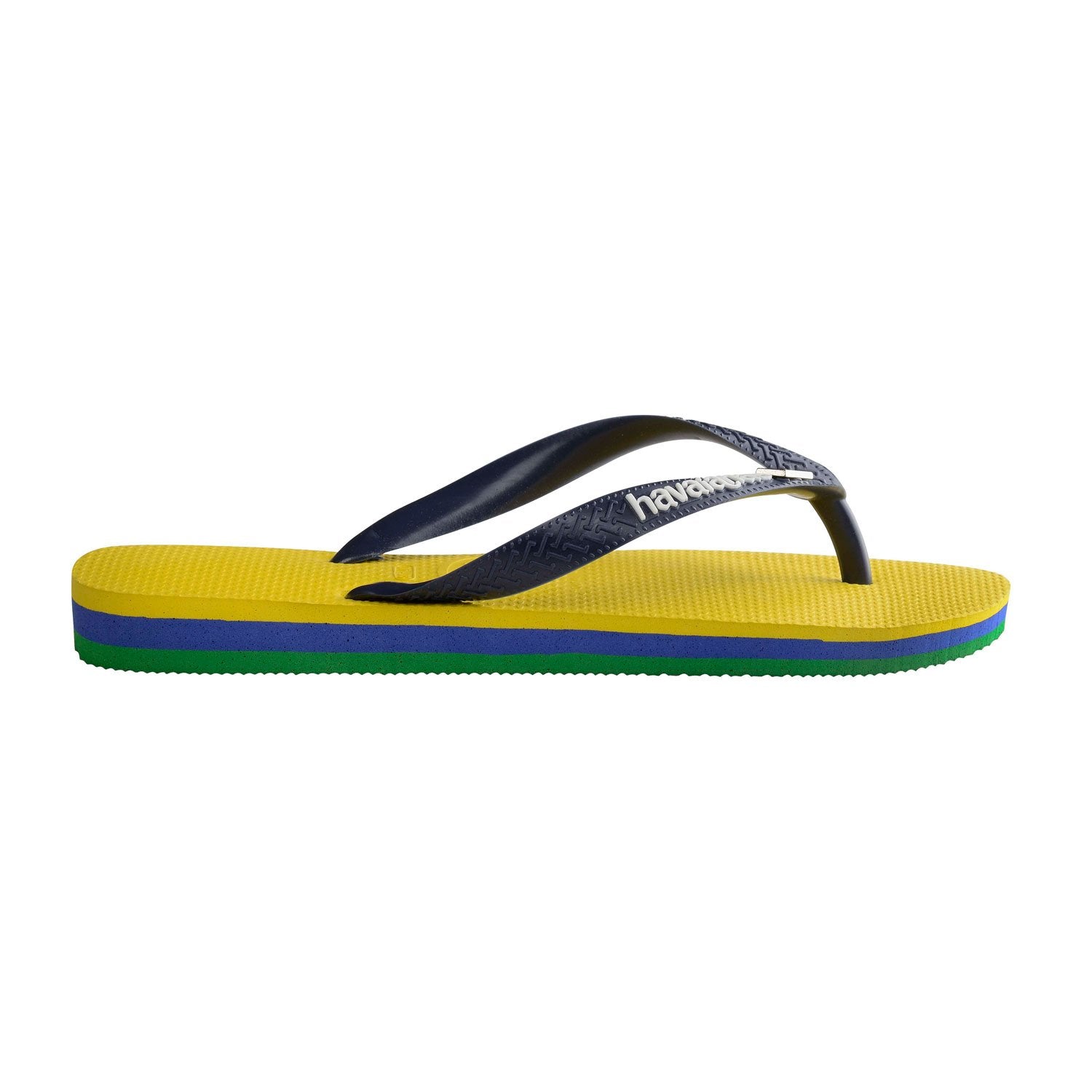 Havaianas Mens Brasil Layers Flip Flops Citrus Yellow Smart Ass