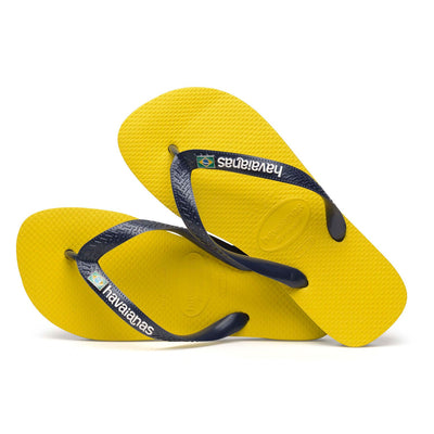 Havaianas Mens Brasil Layers Flip Flops Citrus Yellow