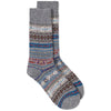 Barbour Mens Boyd Fair Isle Socks Grey Mix