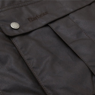 Barbour International Duke Waxed Jacket Rustic