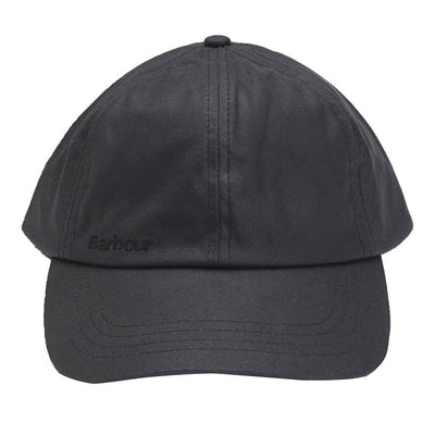 Barbour Mens Wax Sports Cap Black