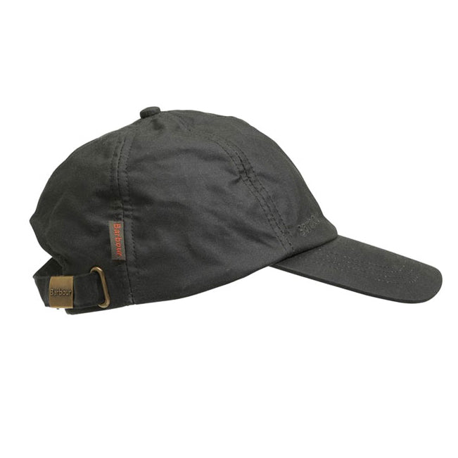Barbour Mens Wax Sports Cap Sage Smart Ass Menswear