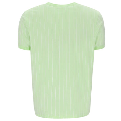 Fila Guilo Striped Collar T-Shirt Ambrosia Green