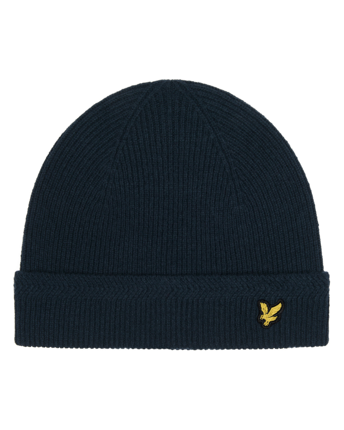 Lyle & Scott Racked Ribbed Beanie Dark Navy