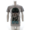 Humor Jakato Cap Print T-shirt Grey Melange
