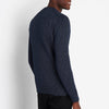 Lyle & Scott Mottled Crew Jumper Dark Navy