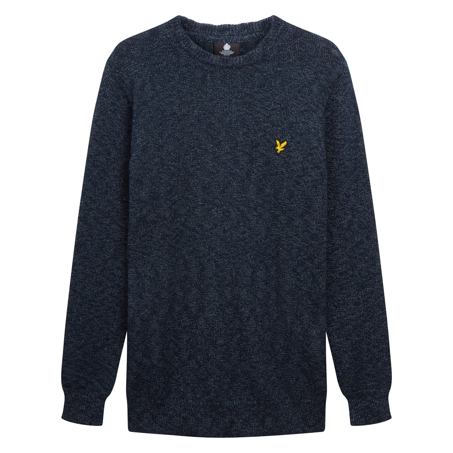 Lyle & Scott Mottled Crew Jumper Dark Navy