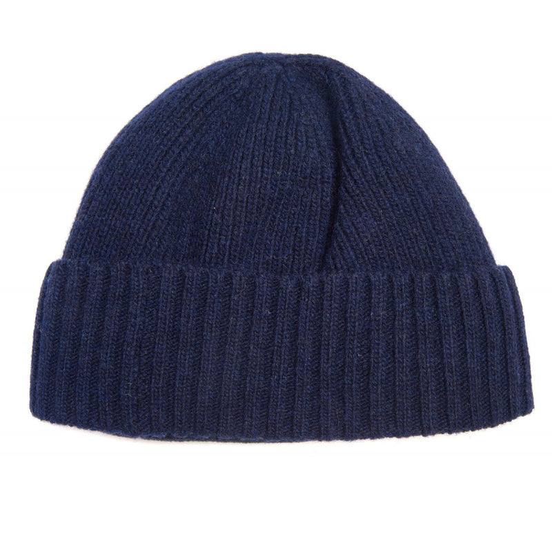 Barbour Mens Carlton Beanie Navy