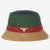 Barbour Mens Laytham Bucket Sports Hat Green and Dark Stone