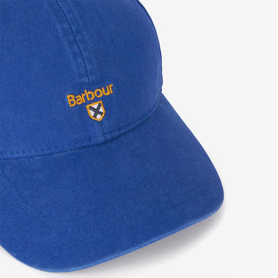 Barbour Tartan Crest Sports Cap Bright Blue