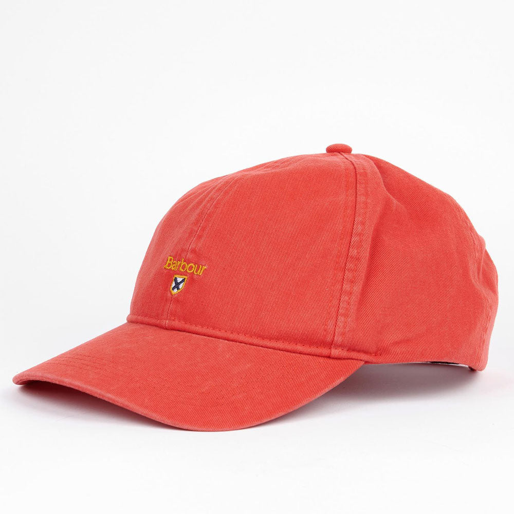 Barbour Tartan Crest Sports Cap Red