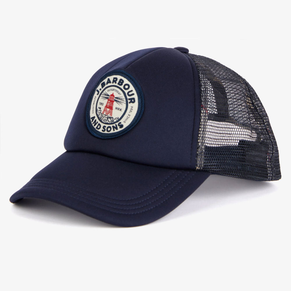 Barbour Fulton Trucker Cap Classic Navy