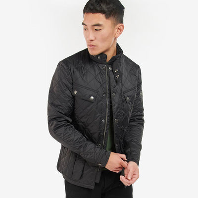 Barbour International Tourer Ariel Quilted Jacket Black