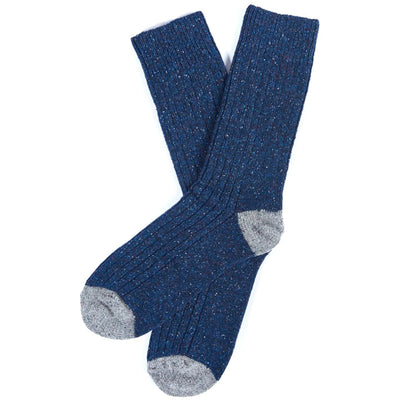 Barbour Houghton Sock Navy and Grey