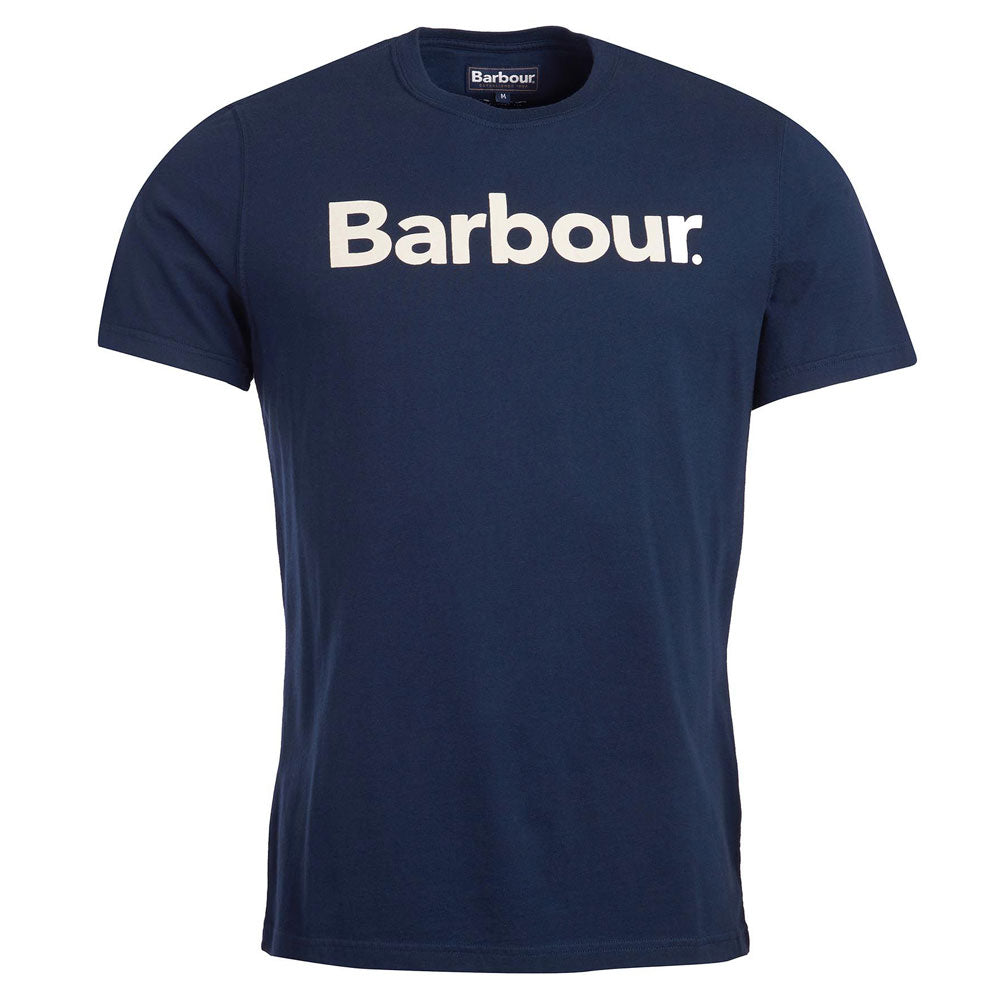 Barbour Logo T-Shirt New Navy