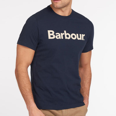 Barbour Logo T-Shirt New Navy