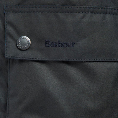 Barbour Ambleton Waxed Jacket Navy