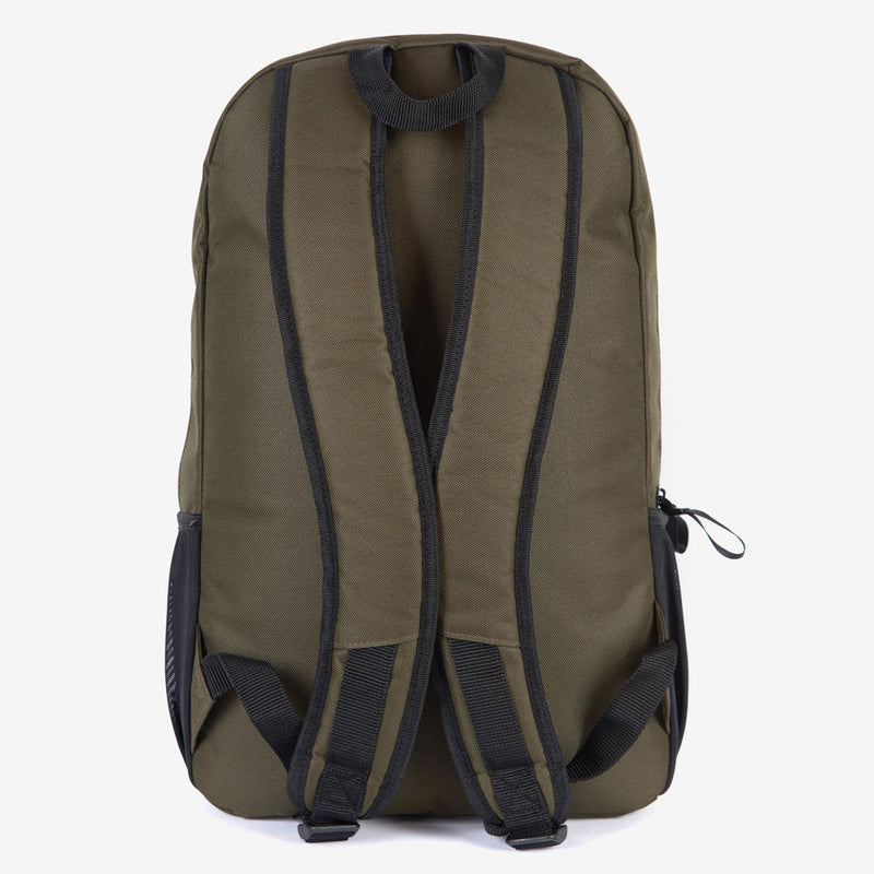 Barbour Arwin Canvas Explorer Backpack Olive and Black