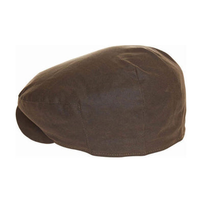 Barbour Cheviot Wax Flat Cap Olive