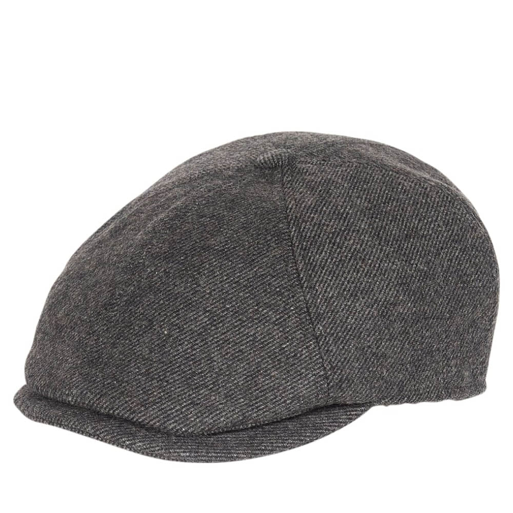 Barbour Claymore Bakerboy Cap Charcoal