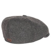 Barbour Claymore Bakerboy Cap Charcoal