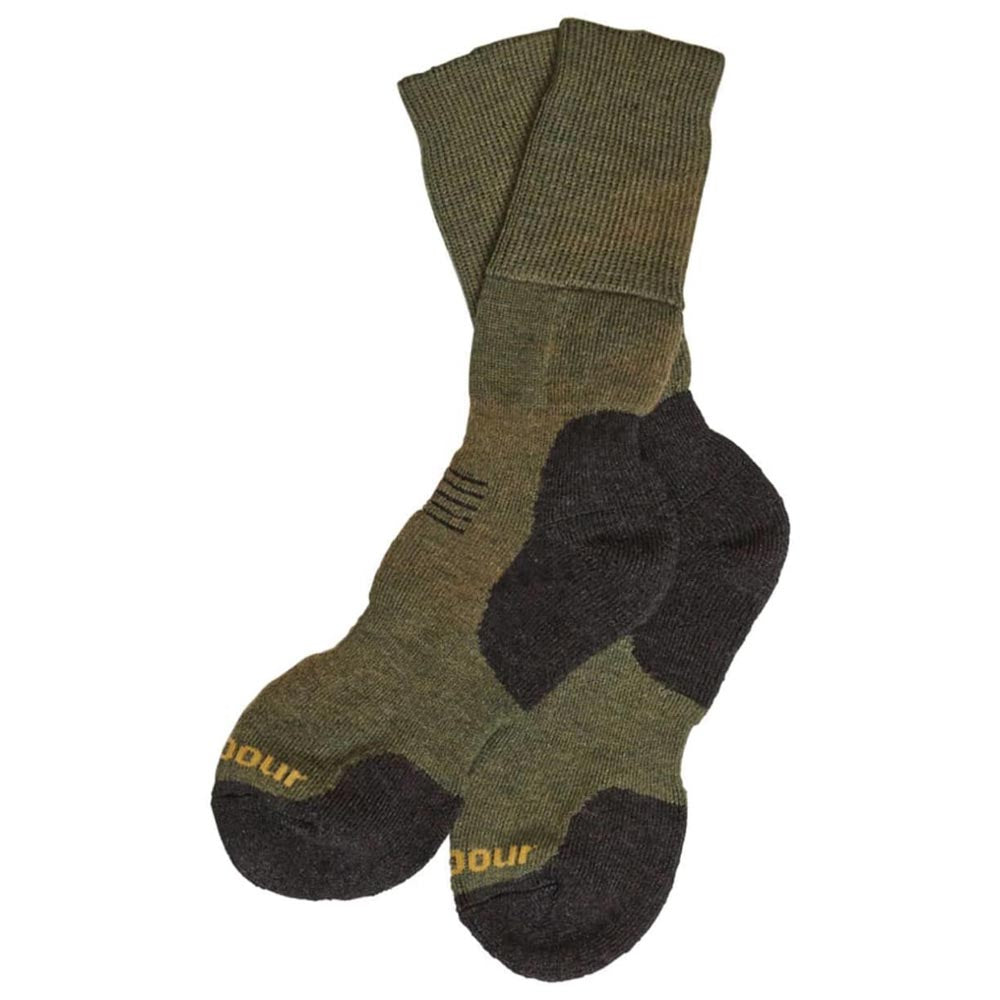 Barbour Cragg Boot Socks Olive Mix
