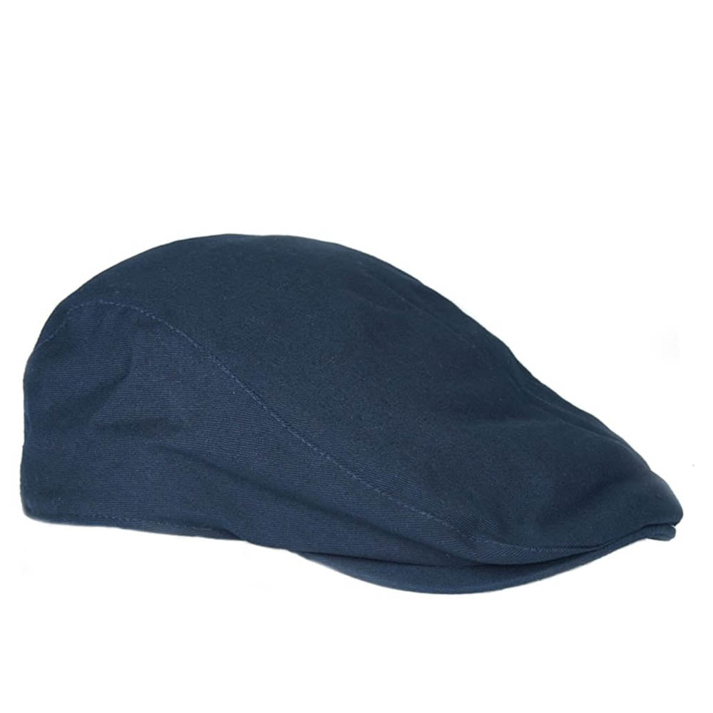 Barbour Men's Finnean Flat Cap Navy