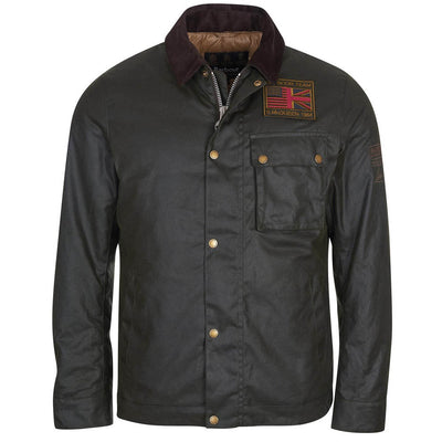 Barbour International Steve McQeen Workers Wax Jacket Sage