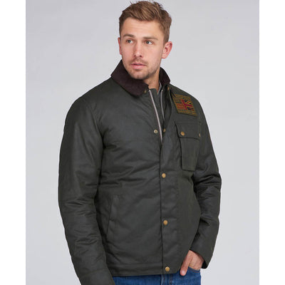 Barbour International Steve McQeen Workers Wax Jacket Sage