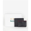 Barbour Men's Leather Wallet / Card Gift Set Black