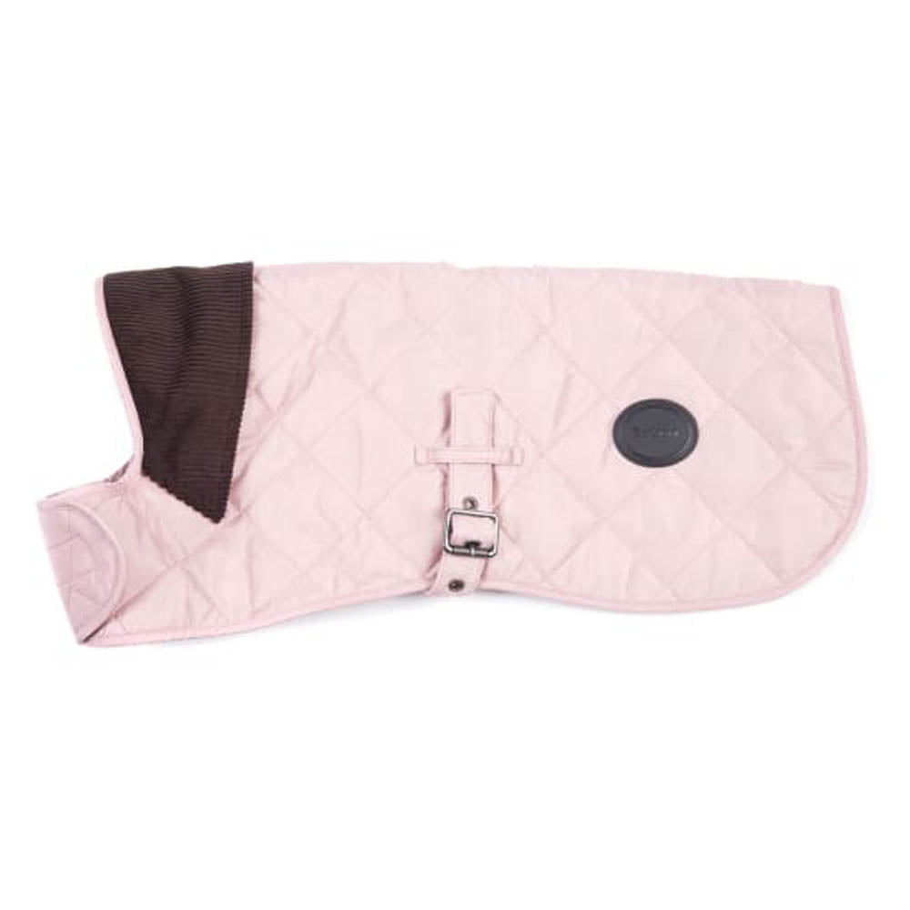 Barbour Quilted Dog Coat Pink Size Large