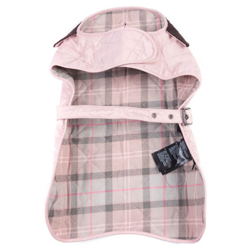 Barbour Quilted Dog Coat Pink Size Large