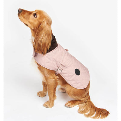Barbour Quilted Dog Coat Pink Size Large
