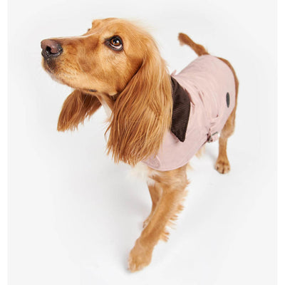 Barbour Quilted Dog Coat Pink Size Large