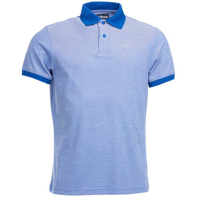 Barbour Men's Sports Mix Polo Shirt Electric Blue
