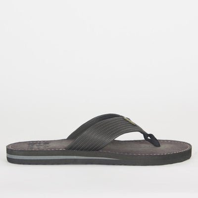 Barbour Men's Toeman Beach Sandals Black