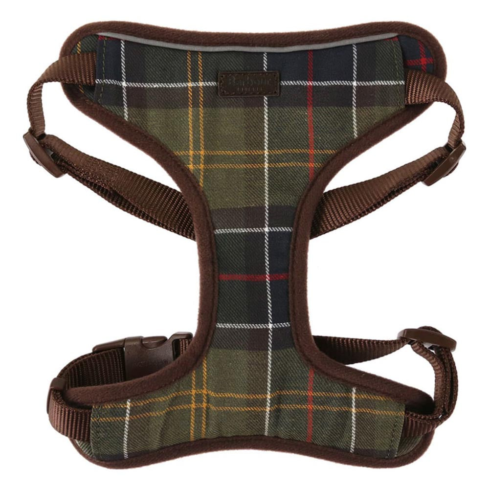 Barbour Travel and Exercise Dog Harness Classic Tartan