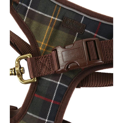 Barbour Travel and Exercise Dog Harness Classic Tartan