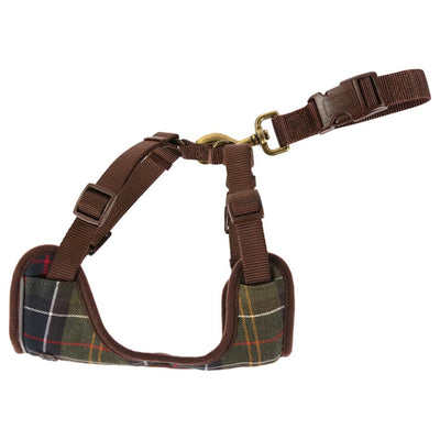 Barbour Travel and Exercise Dog Harness Classic Tartan