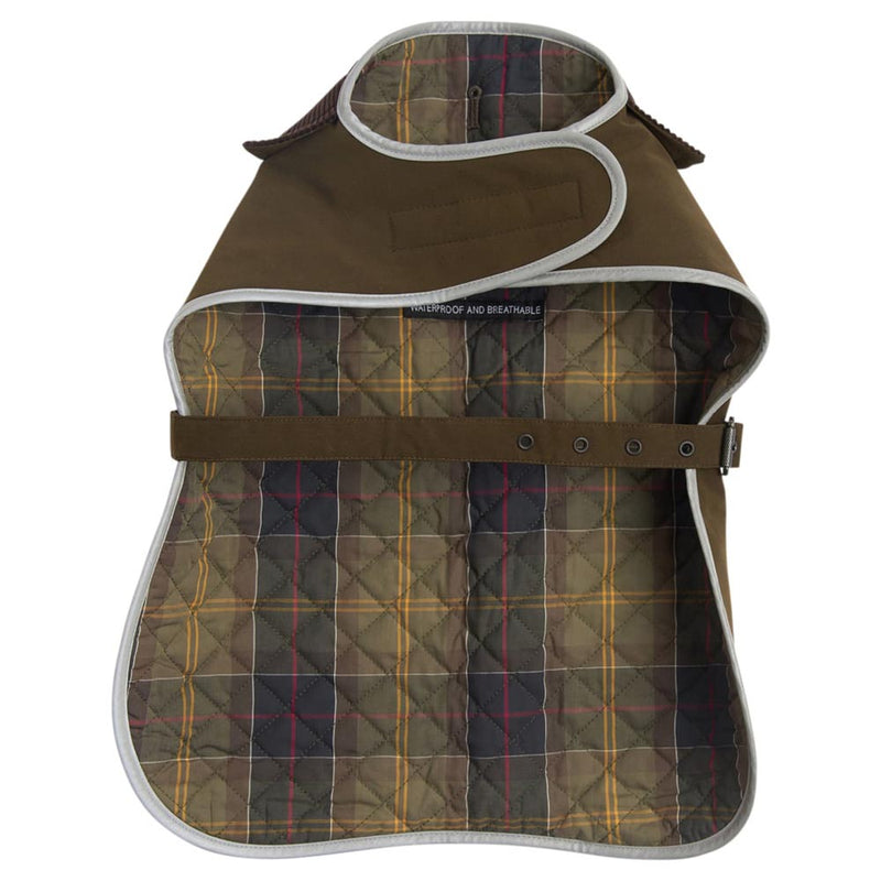 Barbour Waterproof Dog Coat Olive Size Large