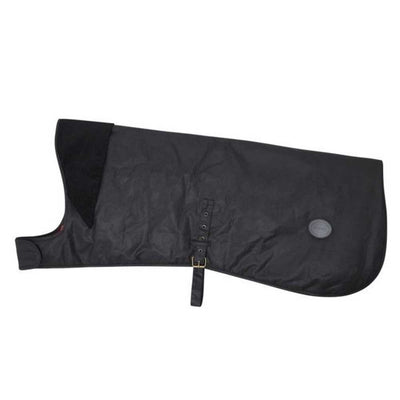 Barbour Waxed Cotton Dog Coat Black