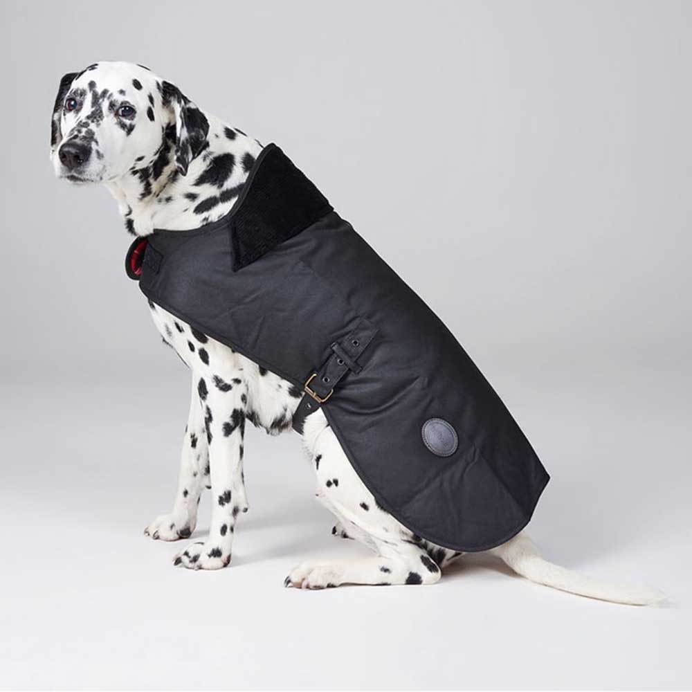 Barbour Waxed Cotton Dog Coat Black Size Extra Small Smart Ass