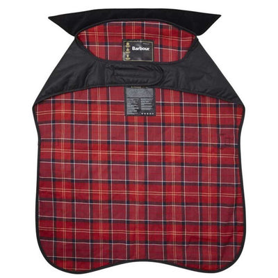 Barbour Waxed Cotton Dog Coat Black Size Extra Small